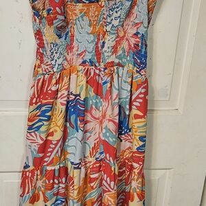 Colorful Floral Maxi Dress